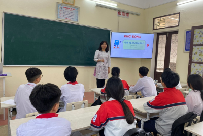 SINH HOẠT CHUYÊN MÔN THEO CHUYÊN ĐỀ TOÁN 9: “GIẢI HỆ HAI PHƯƠNG TRÌNH BẬC NHẤT HAI ẨN” TẠI TRƯỜNG THCS TRẦN BÍCH SAN!